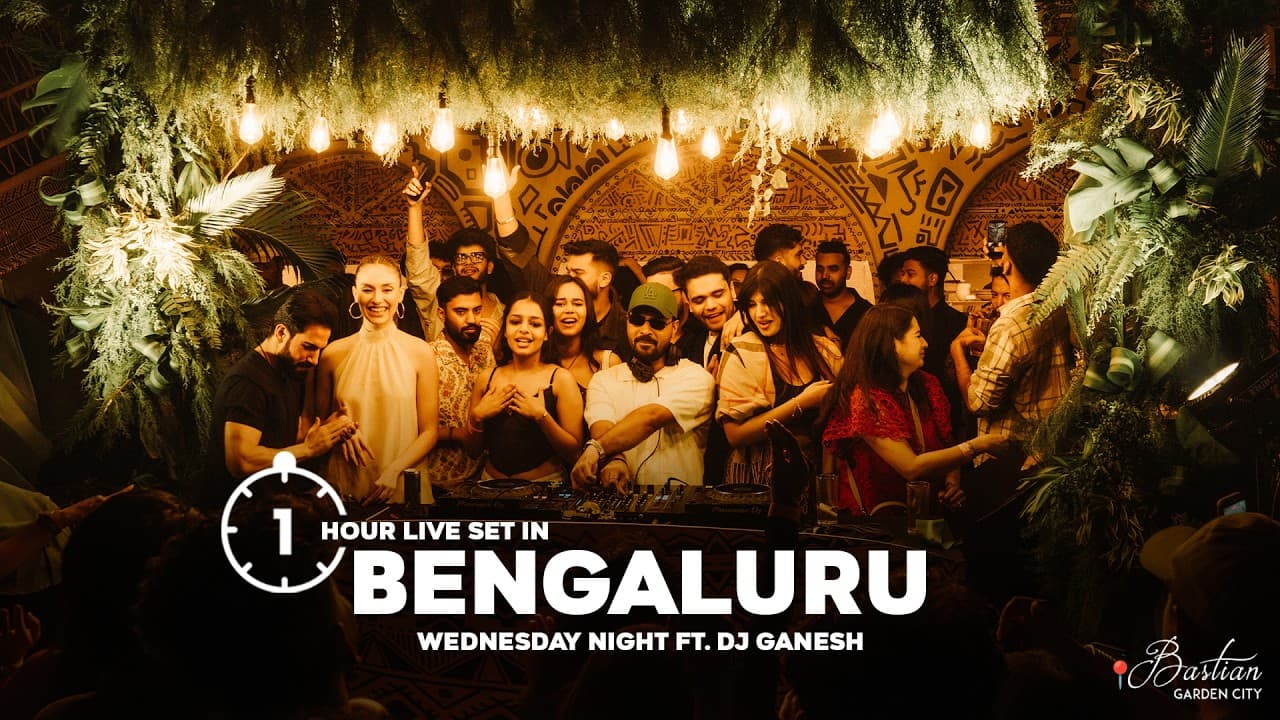 One hour live set in Bengaluru, Wednesday night at Bastian Garden City